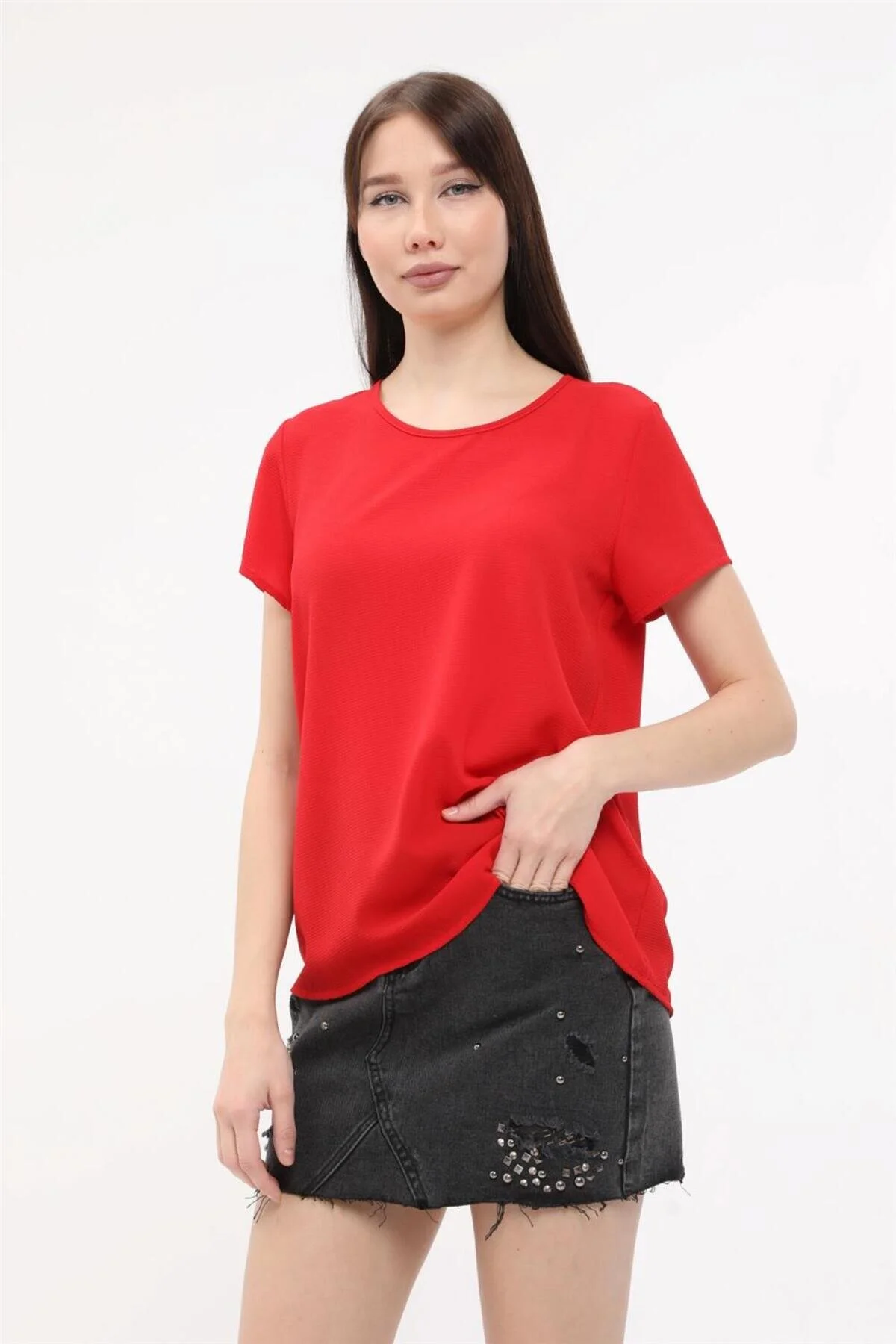 Bild von HomeStore Geknöpfte Nase Bluse für Damen - 40