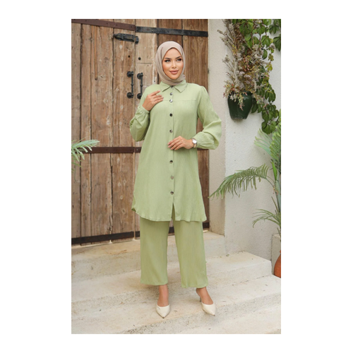 Bild von Herita Hijab-Set mit Gerüschtem Detail für Damen - 48