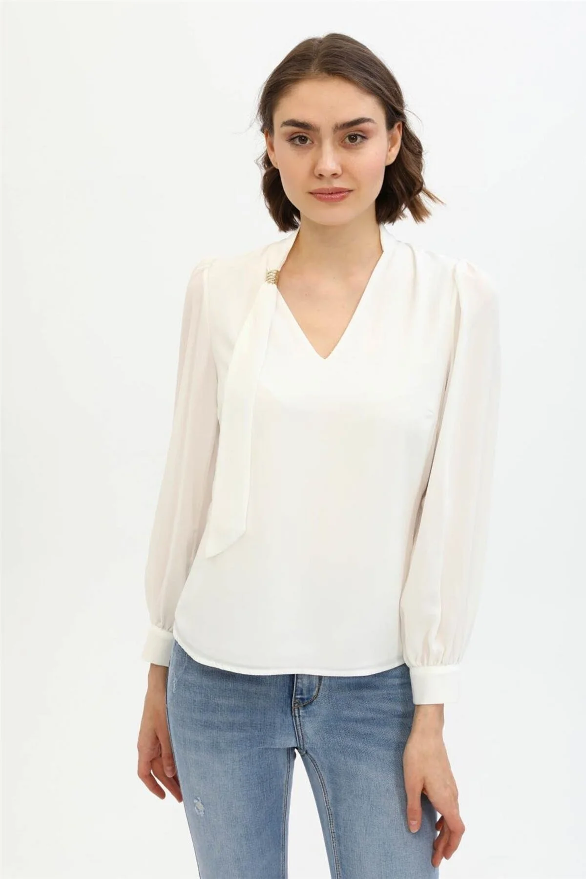 Bild von HomeStore Schalbluse für Damen - S