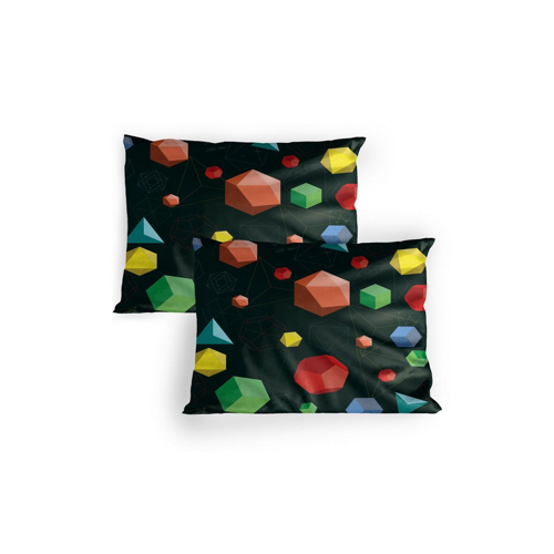 Bild von ABAKUHAUS Geometrischer Kissenbezug – Packung mit 2