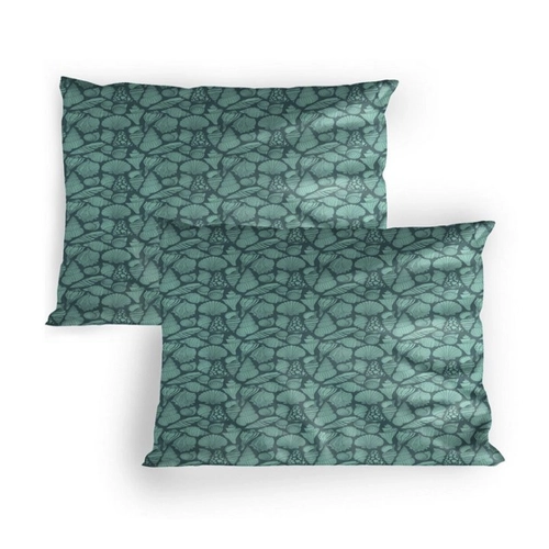 Bild von Abakuhaus Kissenbezüge Dekorativer Standard Gedruckter Kissenbezug, (2 Stück), Shells Marine Concept Elements