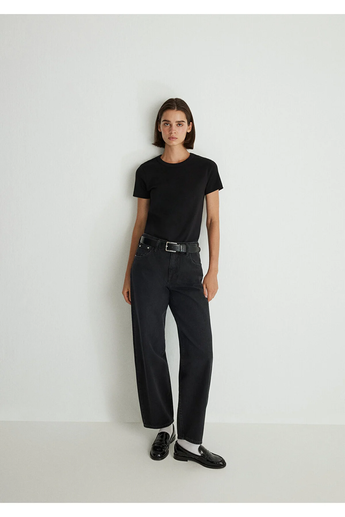 Bild von Mavi Leila Anthrazit Jeanshose -1010600-88244 Modell für Damen - 30/26
