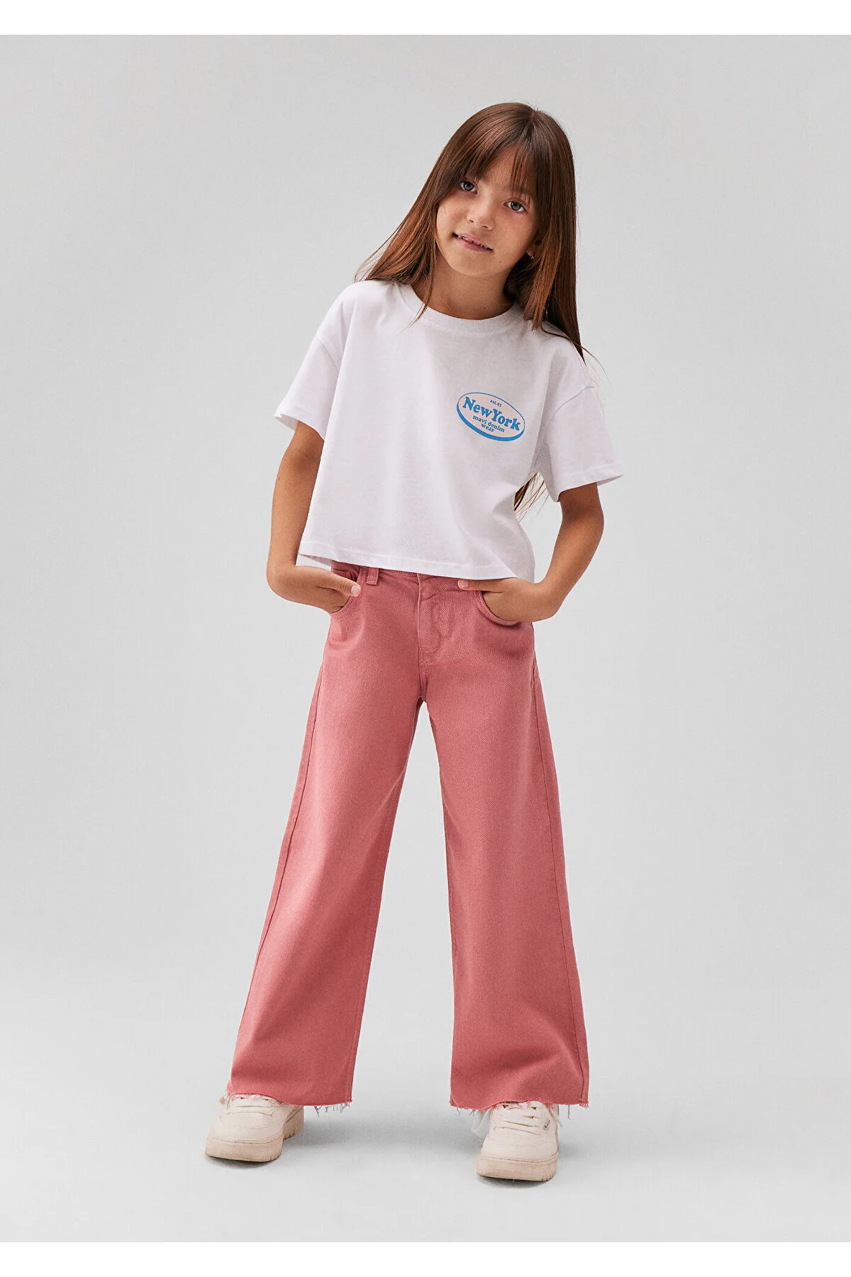 Bild von Mavi Lori 90er Jahre Dusty Rose Jeanshose -88224 für Damen - 11–12 Jahre