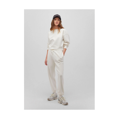 Bild von Mavi Beigefarbene Strickhose – Kokosnuss-Jogginghose für Damen