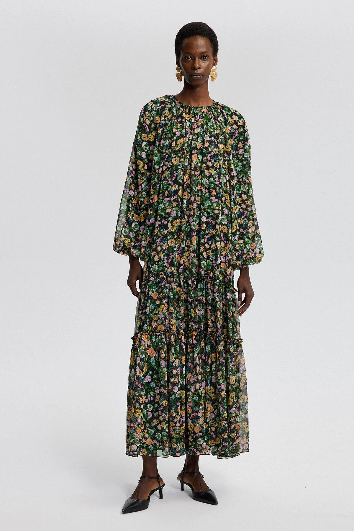 Bild von Touché Privé Chiffon-kleid Mit Muster für Damen - 44