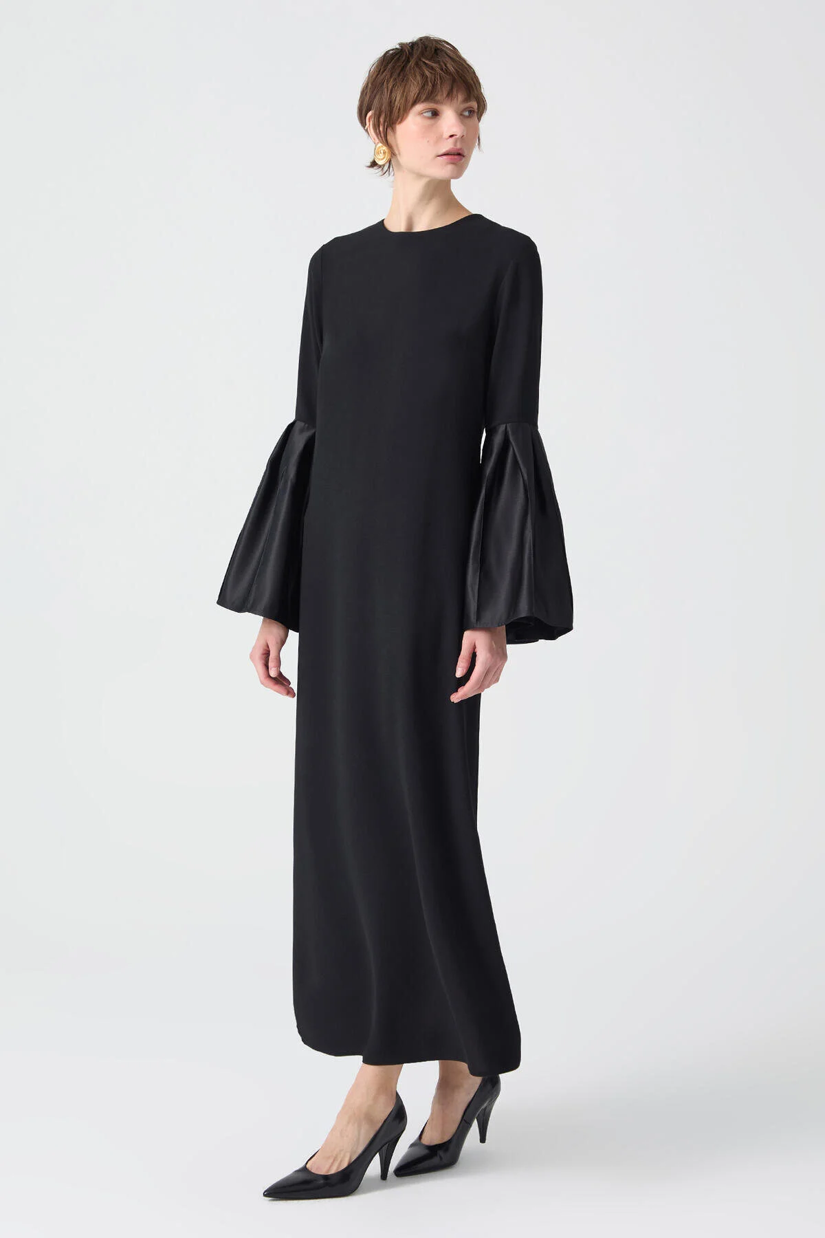 Bild von Touché Privé Tafta-ärmeldetail-kleid für Damen - 36
