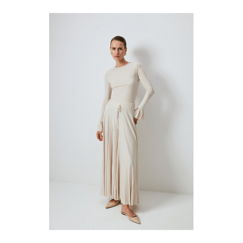 Bild von Touché Privé Gestrickte Hose Mit Falten für Damen - 42