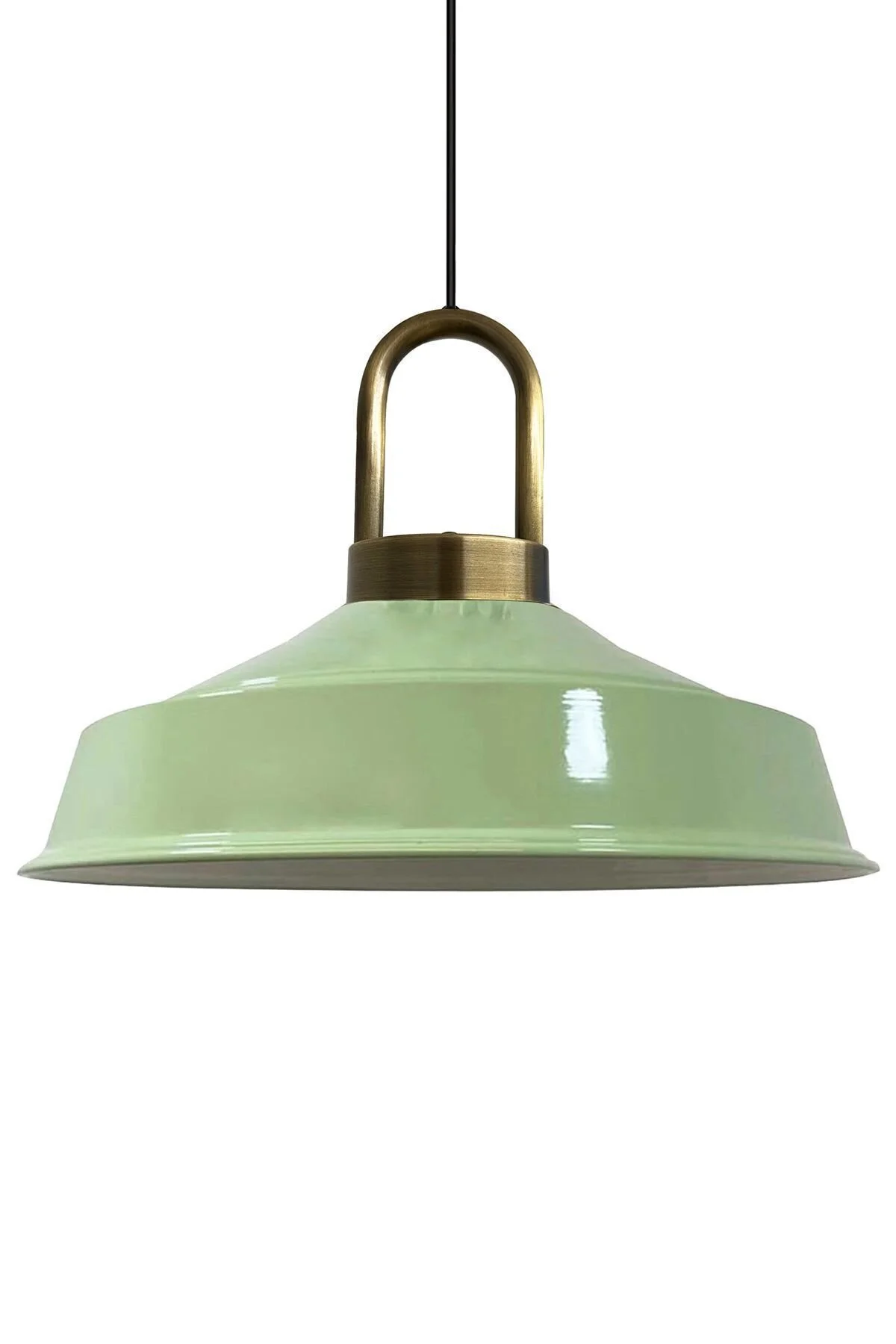 Bild von Bamyum Pendelleuchte Pendelleuchte Asletl-Lock Hängelampe aus Metall Ø40 cm Lampe, ohne Leuchtmittel, E27, Dimmbar, Einstellbare Kabellänge