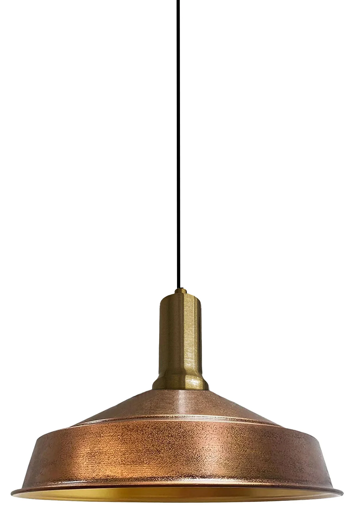 Bild von Bamyum Pendelleuchte Hängelampe AsletlEF Ø40 cm, Pendelleuchte Vintage, E27 Lampe, ohne Leuchtmittel, E27, Dimmbar, Einstellbare Kabellänge