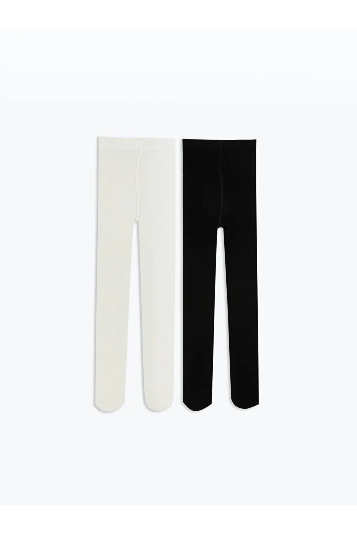 Bild von LC Waikiki Lcw Kids Schwarze Basic-strumpfhosen Für Mädchen Im 2er-pack für Damen - 3–4 Jahre