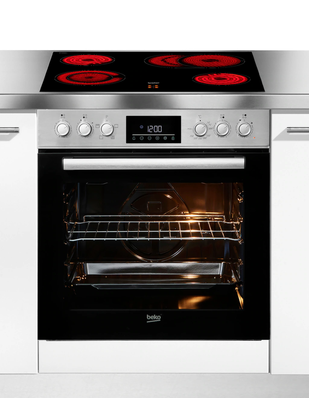 Bild von BEKO Elektro-Herd-Set "BBUC1132T0X"
