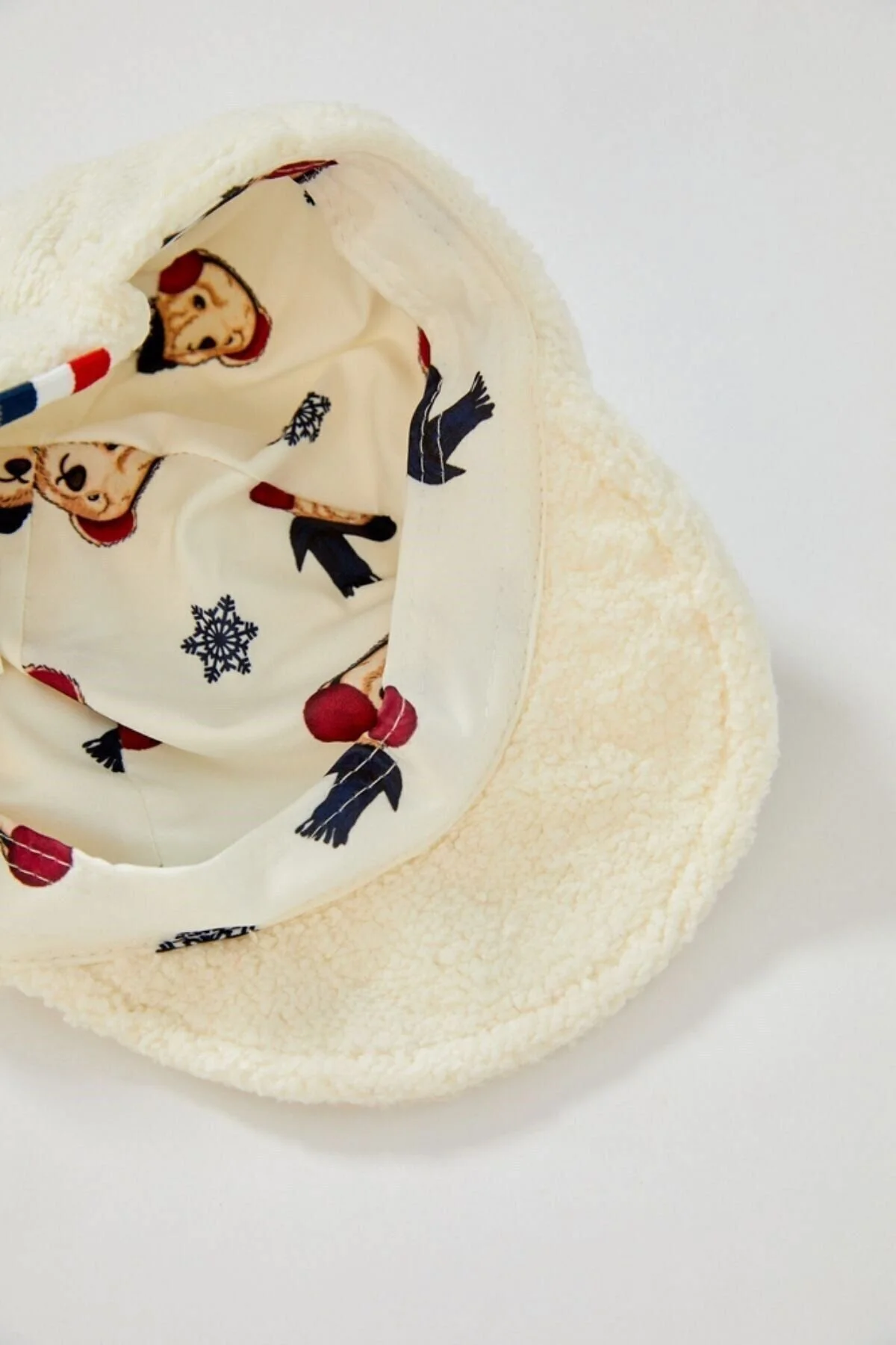 Bild von Katia&Bony Kleine Mädchenmütze Aus Teddyfell, Naturfarben für Damen - One Size