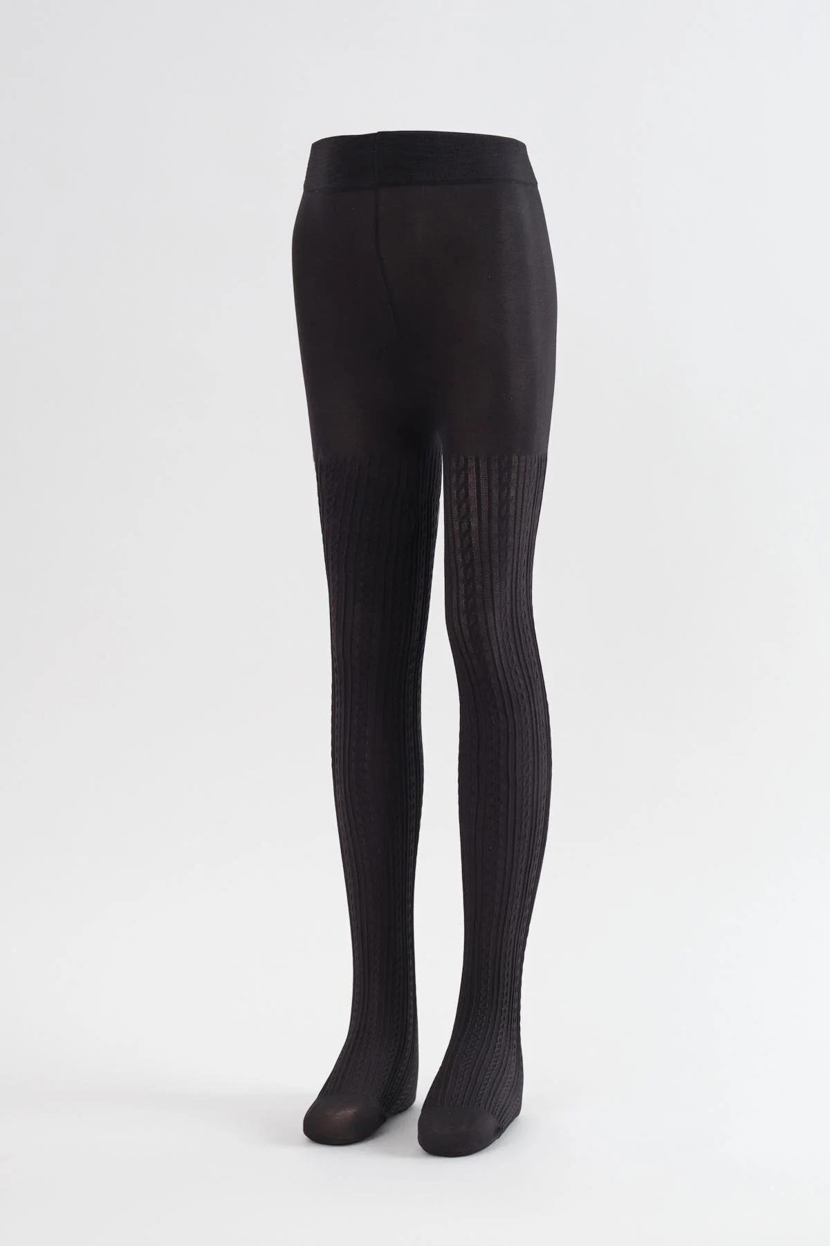Bild von Katia&Bony Gemusterte Kinderstrumpfhose Schwarz für Damen - 5–6 Jahre