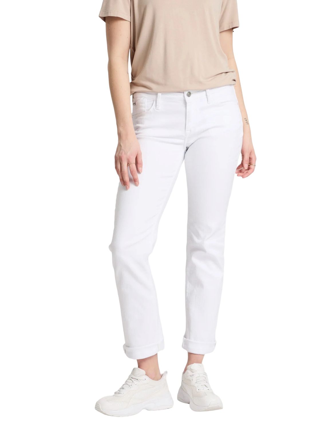 Bild von Cross Jeans Damen Jeans ROSE - Regular Fit - Weiss - White