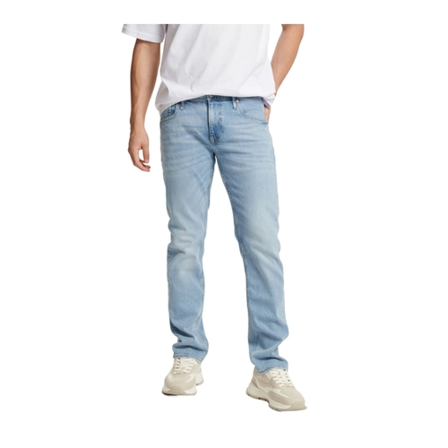Bild von Cross Jeans Herren Jeans Damien - Slim Fit - Light Blue Used