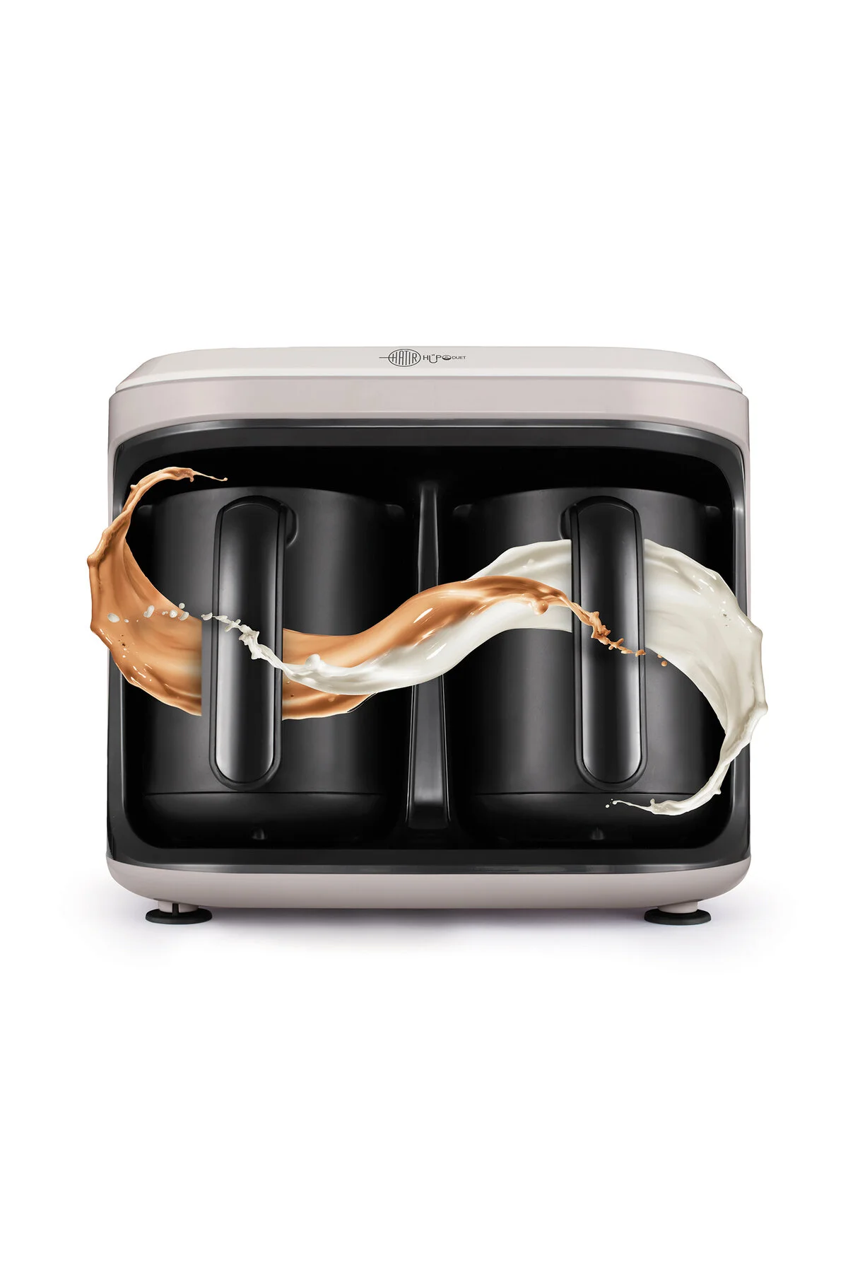 Bild von KARACA Hatır Hüps Duet Türkische Kaffeemaschine Beige 1400W Kaffeevollautomat-Coffee Maker, Turkisch Kaffemachinen- Einfach Kaffee Traditional Kaffeekocher