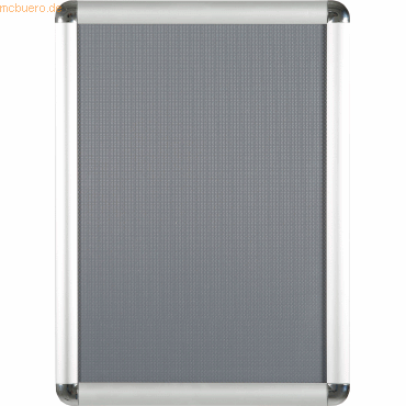 Bild von Update Displays, Prospektständer, Klapprahmen 25mm Rondo A4 silber eloxiert