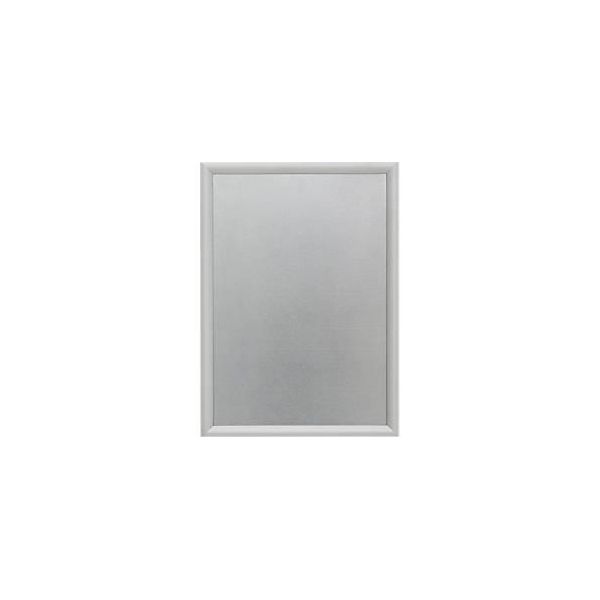 Bild von Update Display FireProtection-Klapprahmen, DIN A0, 25 mm Profil, für Wandmontage, B1-zertifizierte Schutzfolie, Aluminium, silber