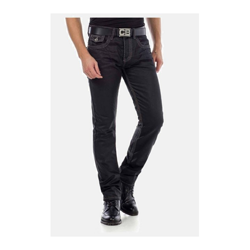 Bild von Cipo & Baxx Regular-fit-Jeans: Stilvoll und Bequem