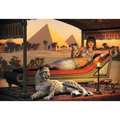Bild von Magnolia Dinner at the Pyramids 1000 Teile Puzzle Magnolia-2308