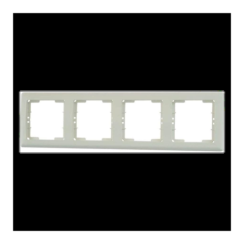 Bild von Mutlusan Daria 4-fach Rahmen horizontal Weiss für 4 Module