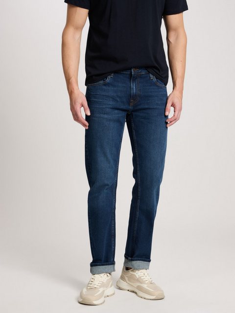 Bild von Cross Jeans Herren Jeans Damien - Slim Fit - Blau - Stone