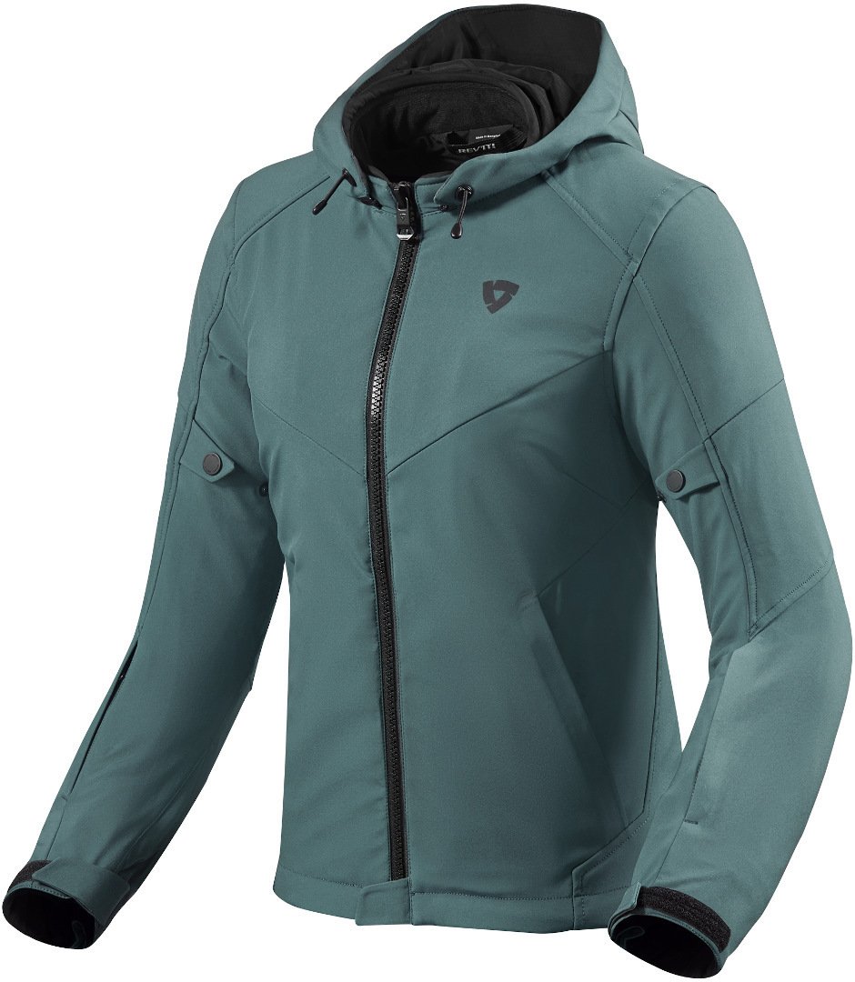 Bild von Revit Afterburn H2O Damen Motorrad Textiljacke, grün, Größe 36