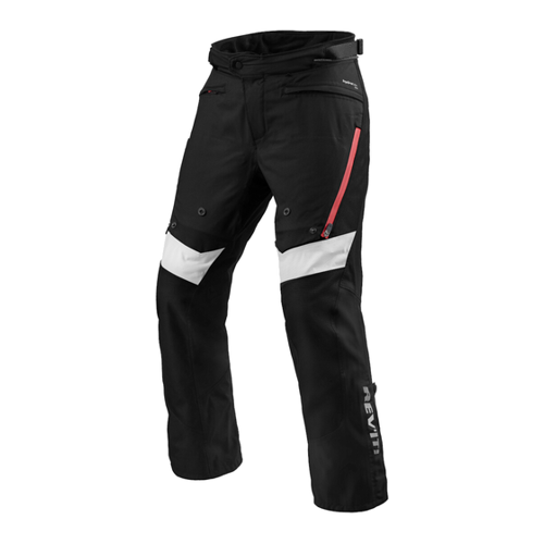 Bild von Revit Horizon 3 H2O Motorrad Textilhose - Schwarz-Rot, Größe 4XL für Männer