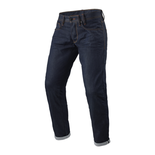 Bild von Revit Lewis Selvedge TF Motorrad Jeans – Blau, Größe 30 36 für Männer