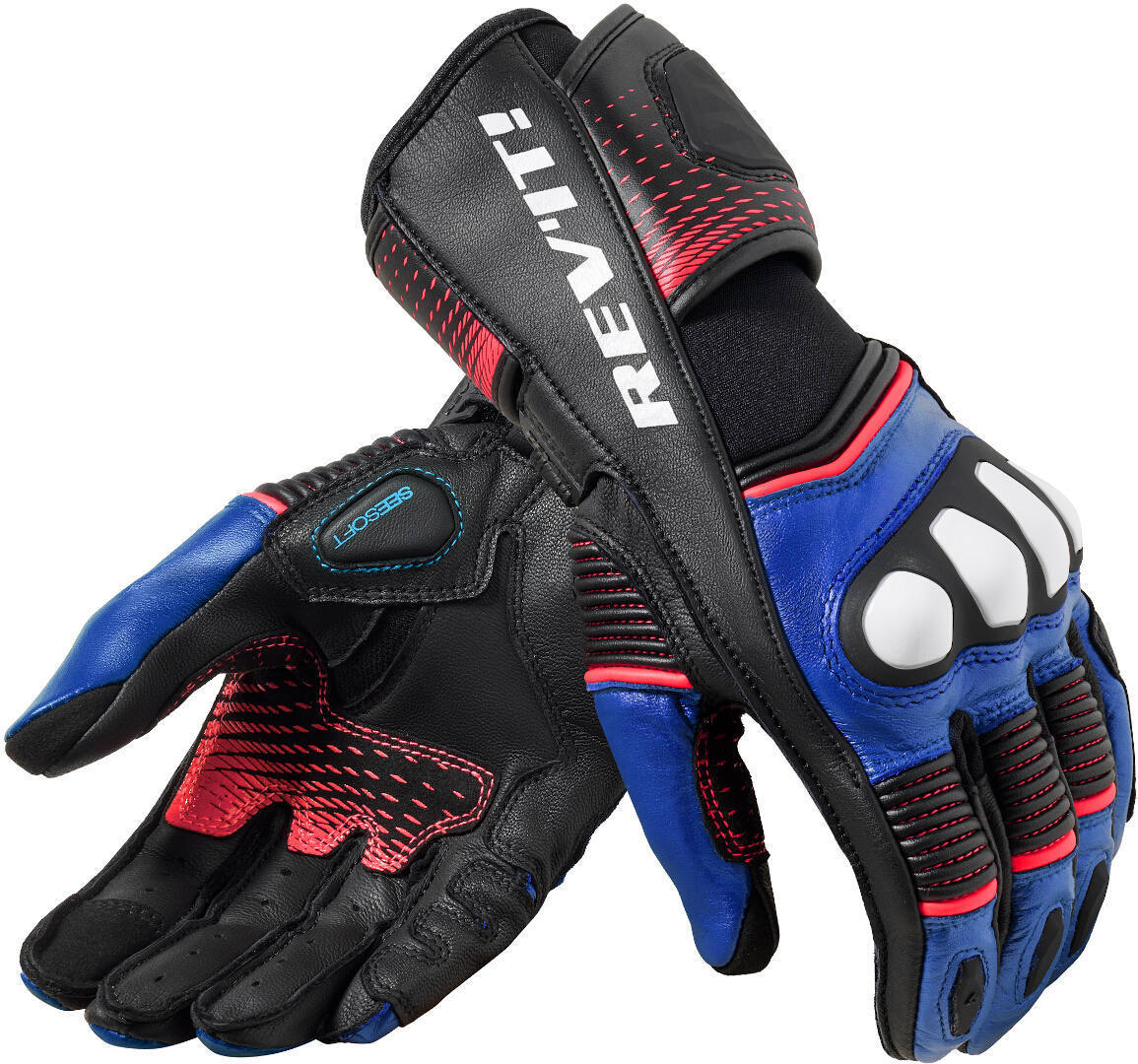 Bild von Revit Xena 4 Damen Motorrad Handschuhe, schwarz-blau, Größe S