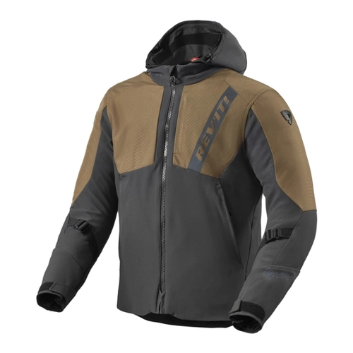 Bild von REV'IT! Potential GTX Wasserdichte Motorrad Textiljacke für Männer in Braun/Grau, Größe 2XL