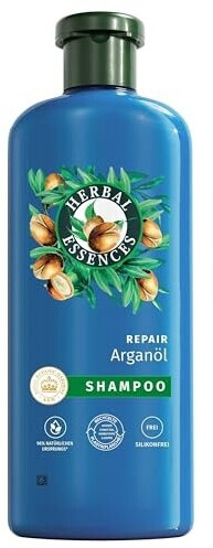Bild von Herbal Essences Repair Shampoo mit Arganöl 350ml. Von geschädigtem zu Geschmeidigerem, Glänzenden Haar, Intensive Pflege, Mit Inhaltsstoffen natürlichen Ursprungs, Vegan, ohne Silikone