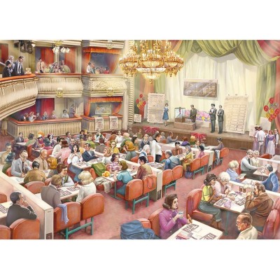 Bild von Jumbo Spiele Puzzle Falcon The Bingo Hall 1000 Teile, 1000 Puzzleteile