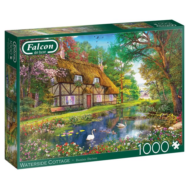 Bild von Jumbo Spiele Puzzle Falcon 11350 Dominic Davison Haus am Wasser 1000 Teile Puzzle, 1000 Puzzleteile, Made in Europe