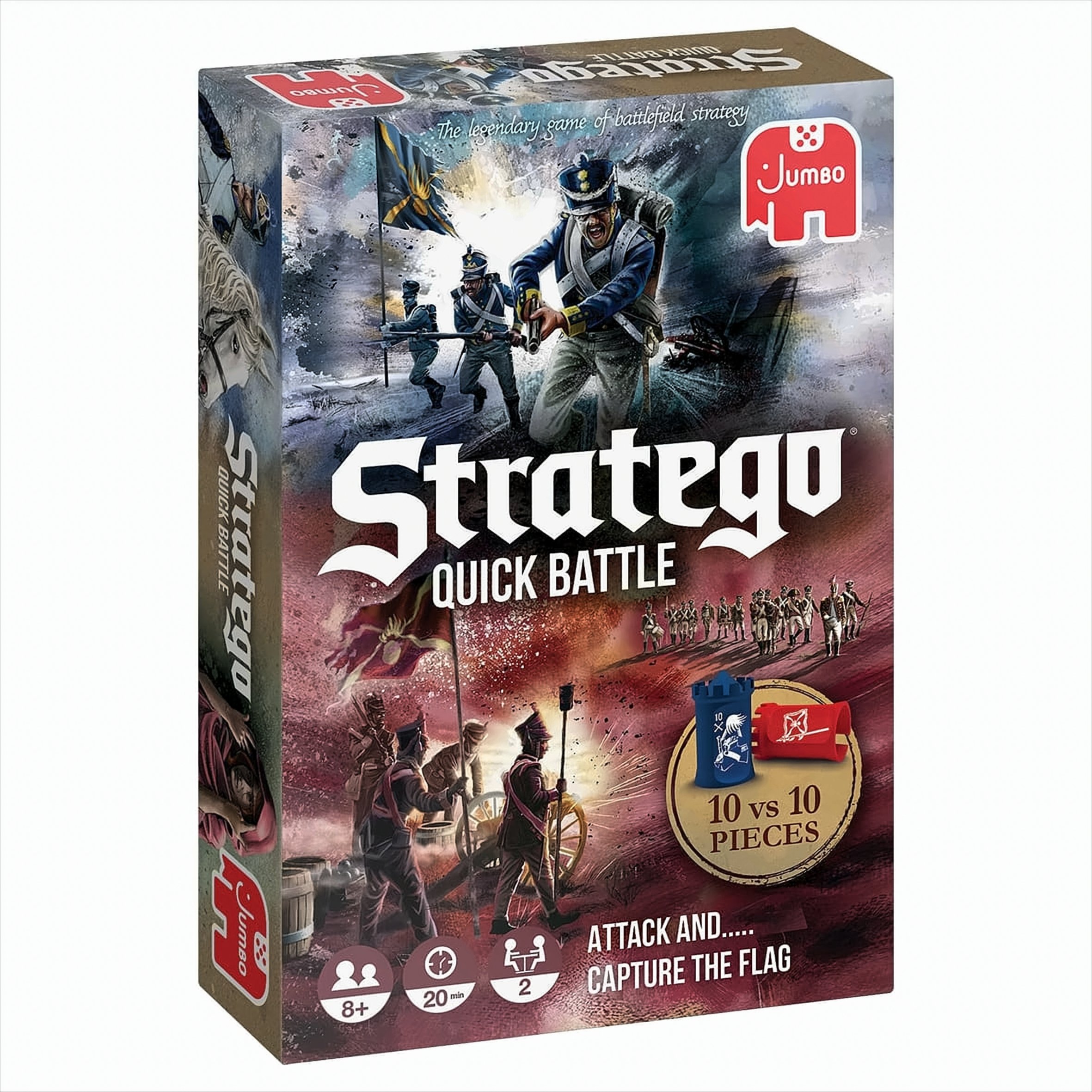 Bild von Jumbo Spiele Spiel Jumbo 19820 Stratego Quick Battle, Familienspiel, Jumbo 19820 Stratego Quick Battle, Familienspiel, Made in Europe