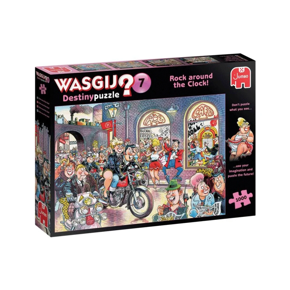 Bild von Jumbo Spiele Jumbo Wasgij Destiny 7 Rock around the Clock 1000 Teile Puzzle 81929 (81929)