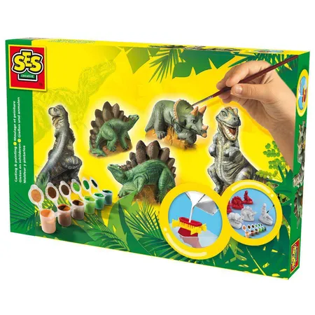 Bild von Modelliermasse SES Creative   Gussformsatz Dinosaurier