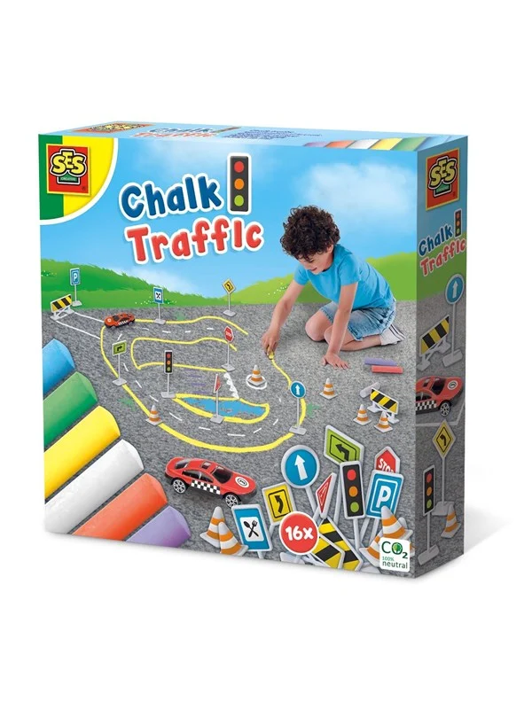 Bild von Ses, Malstifte, Sidewalk Chalk Traffic (Mehrfarbig, Multicolor, 6 x)