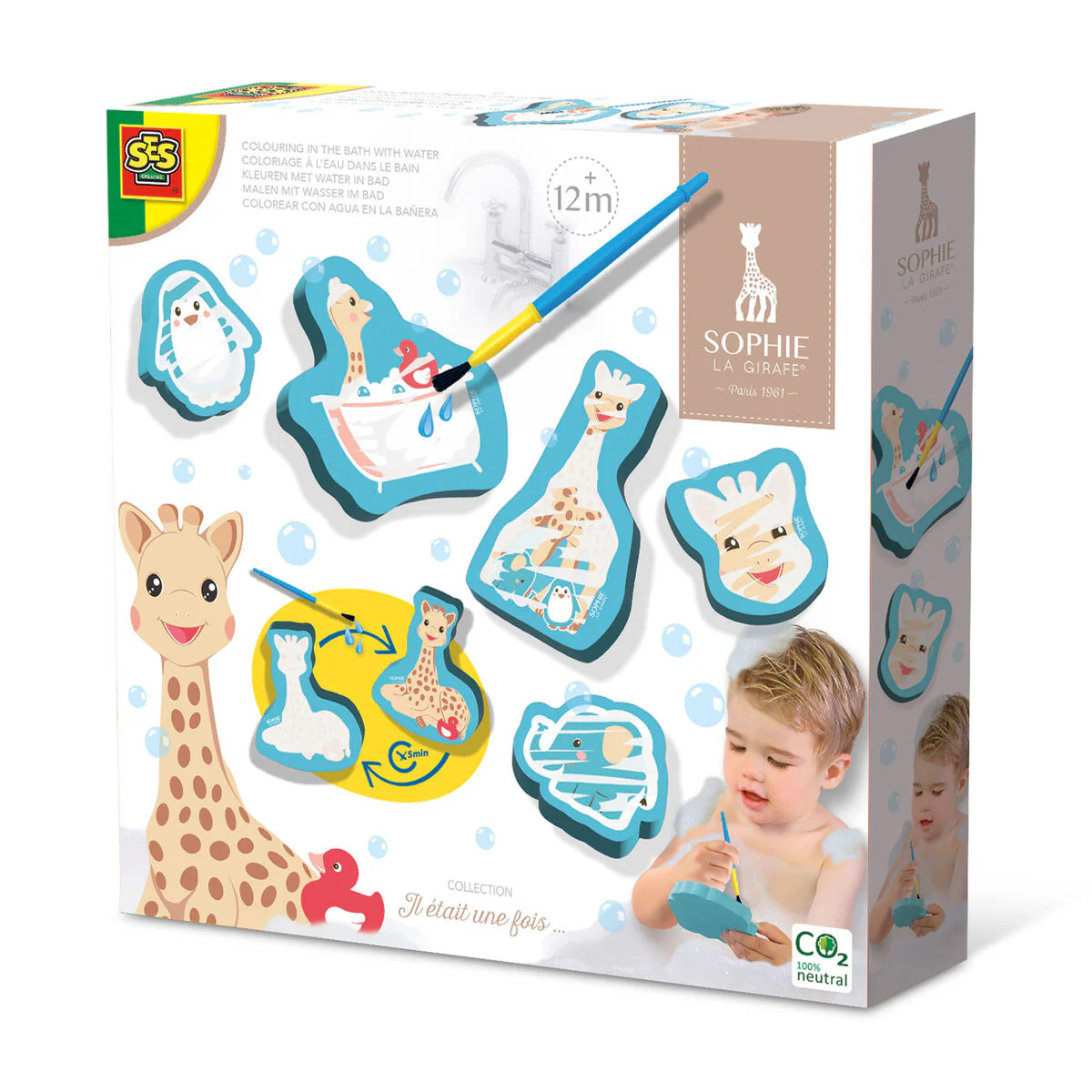 Bild von Spielzeug für das Badezimmer SES Creative Sophie La Girafe Wassermalerei