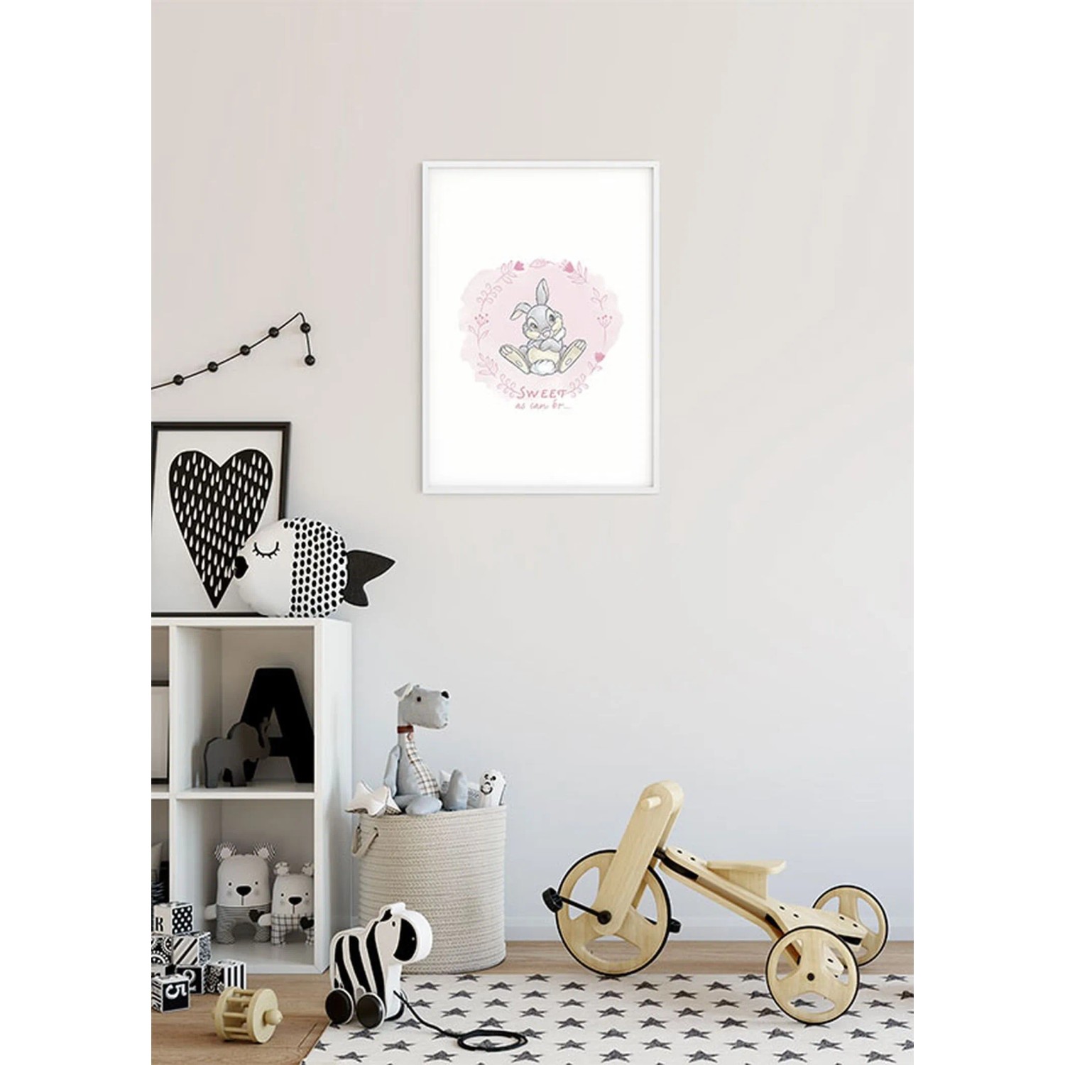 Bild von Disney Poster Klopfer Rosa 40 x 50 cm 610111