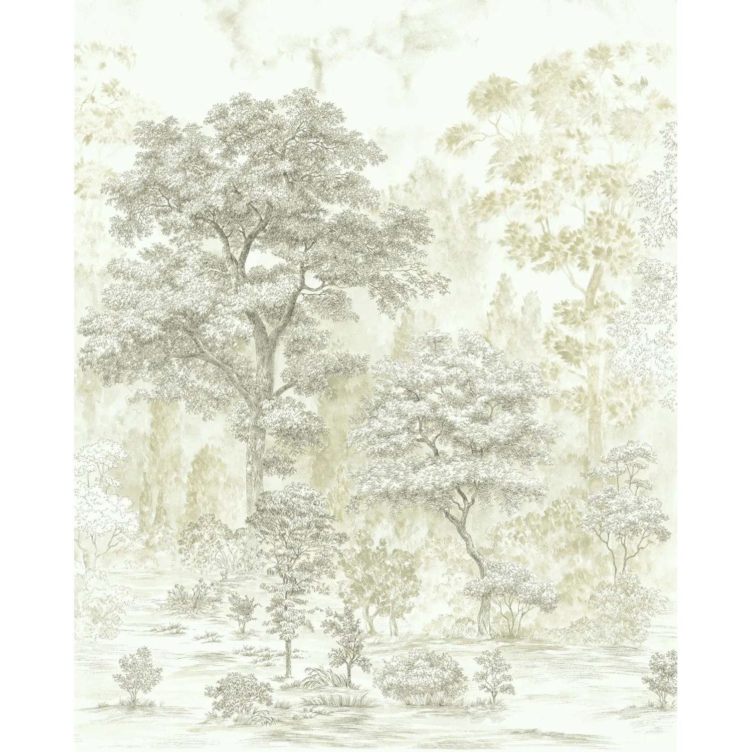 Bild von Komar Fototapete Bäume Beige 200 x 250 cm 611188