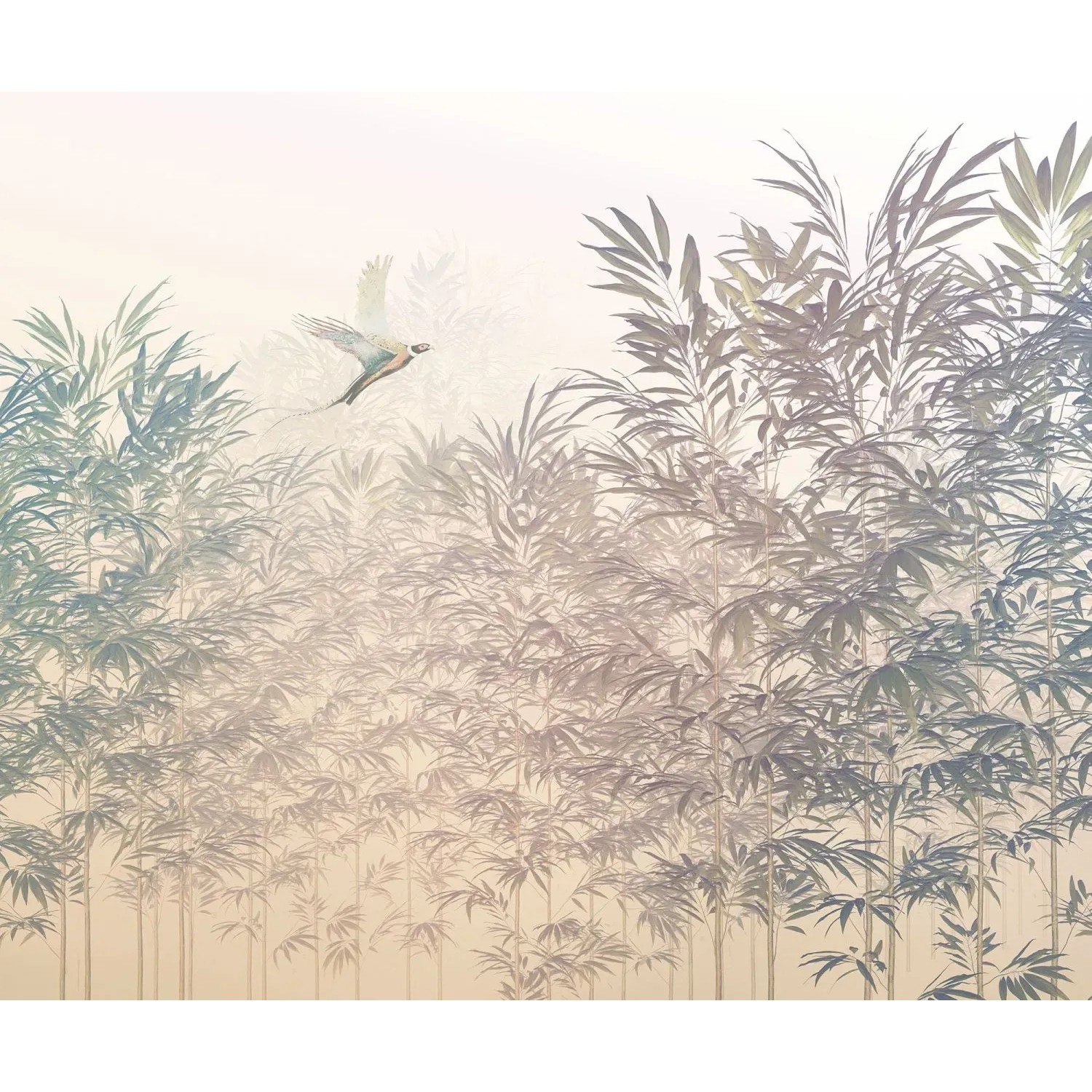 Bild von Komar Fototapete Bamboo Paradise Beige 300 x 250 cm 611205
