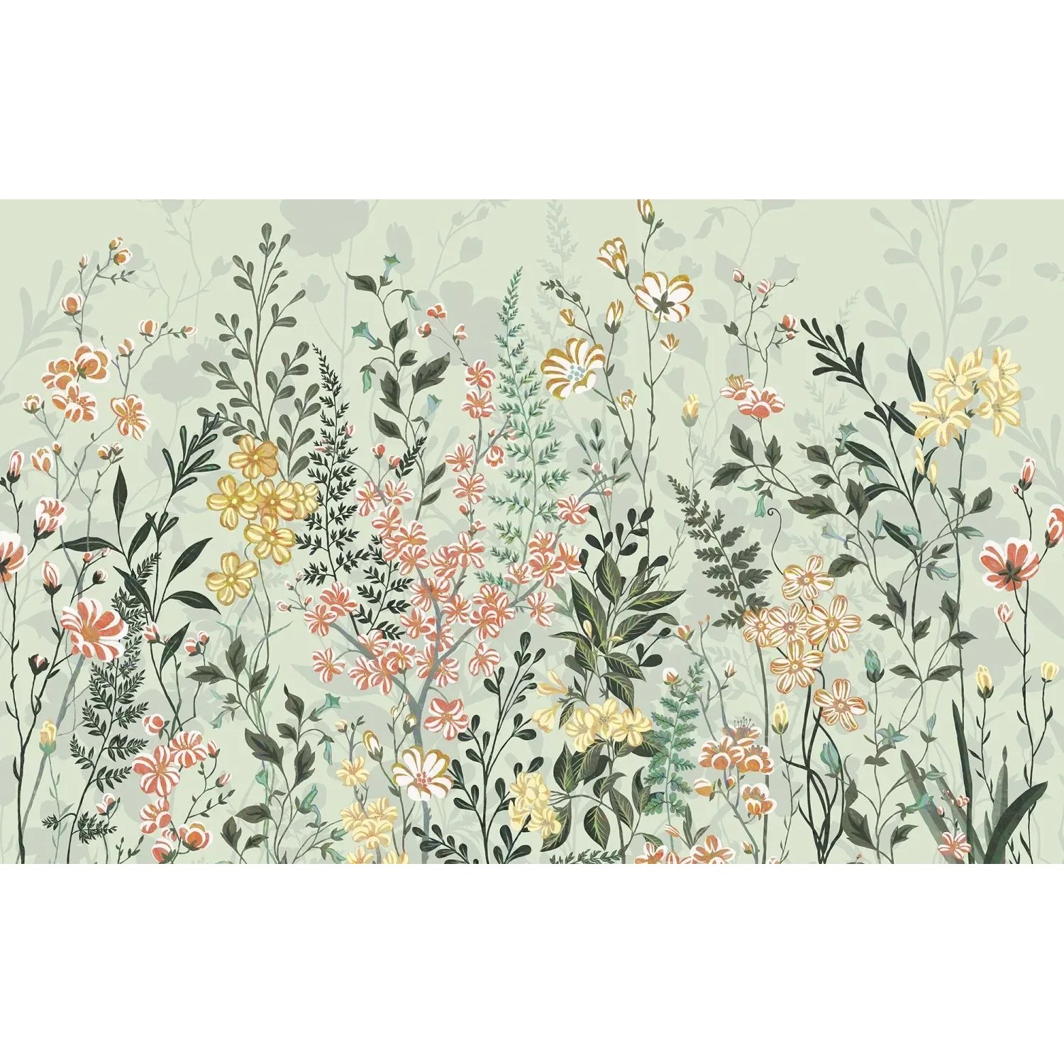 Bild von Komar Fototapete Hay Meadow Multicolor 400 x 250 cm 611227