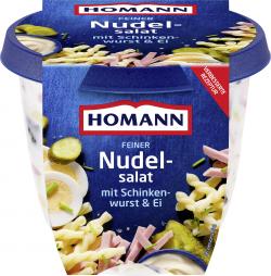 Bild von Homann Feiner Nudelsalat mit Schinkenwurst & Ei