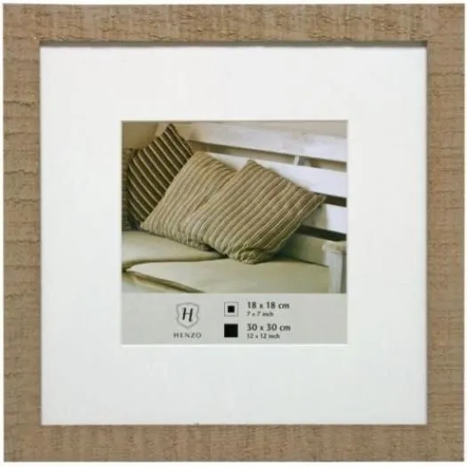 Bild von Henzo Driftwood Holzrahmen 30x30 beige