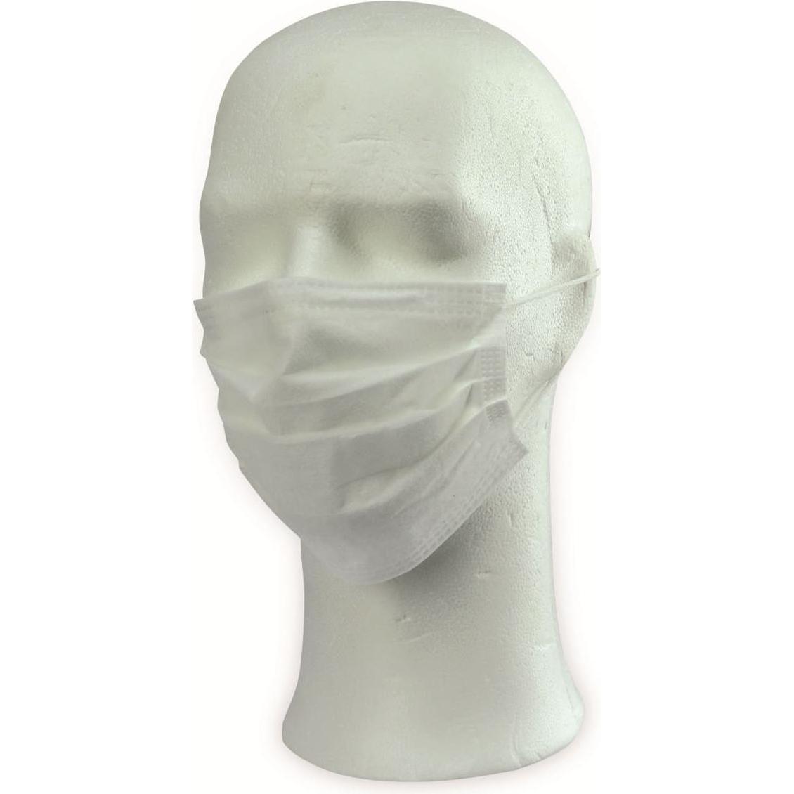 Bild von Eneroid, Mundschutz, Mundschutzmaske, 3-lagig, weiss 50 Stück (50 x)