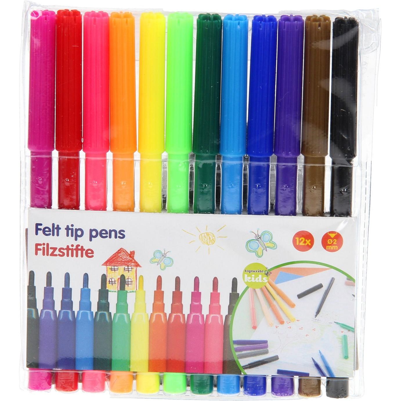Bild von Topwrite Kids, Malstifte, Filzstifte, 12st. (12 x)