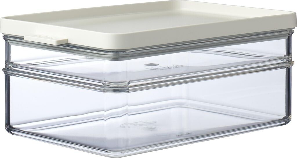 Bild von MEPAL Frischhaltedosen Omnia 9,4 cm hoch nordic white 1x 0,5 l + 1x 1,2 l, 1 St.