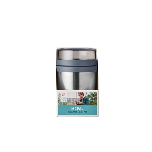 Bild von Mepal Thermo-Lunchpot Ellipse Edelstahl gebürstet, 500 + 200 ml