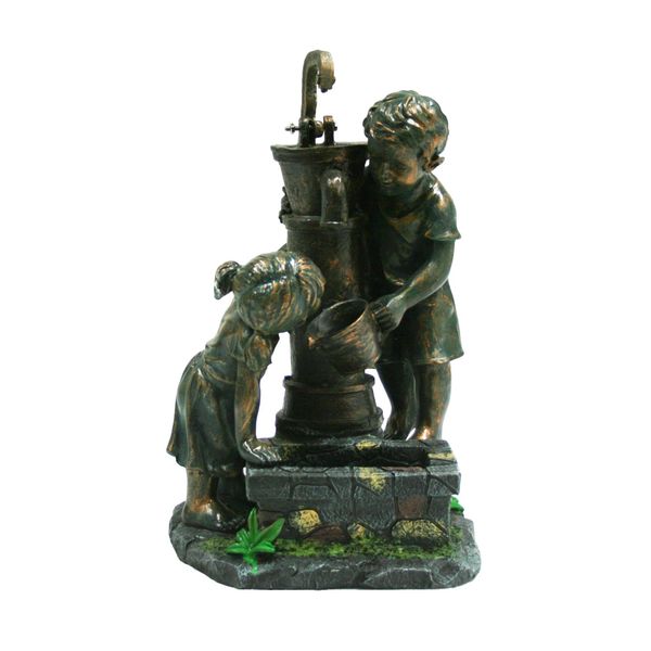 Bild von Ubbink Gartenbrunnen Ubbink ATLANTA - Polyresin Wasserspiel - 350l/h H69,5x44x39,5 cm